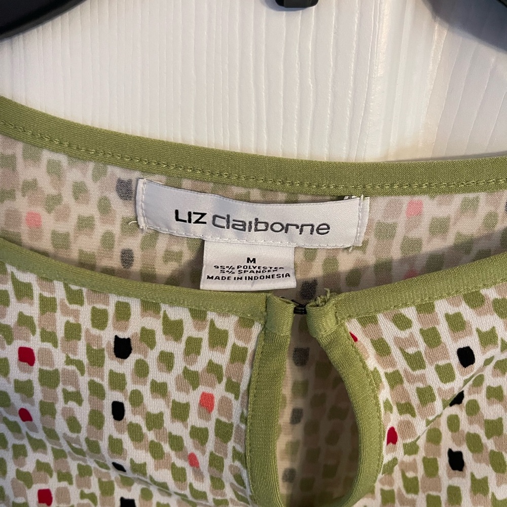 Liz Claiborne Sleeveless Top size MEDIUM - Picture 2 of 5